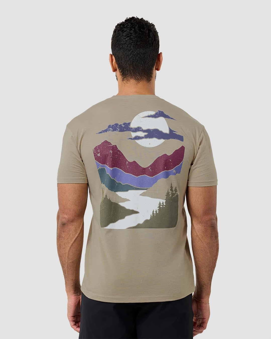 Moonlit Valley Men's Graphic T-Shirt