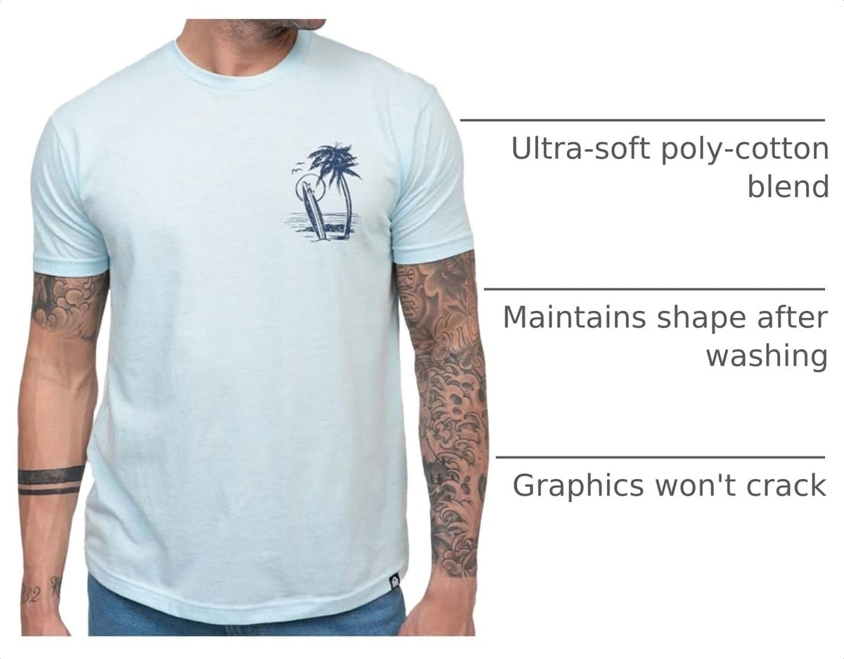 Beach Bungalow Men's Graphic T-Shirt