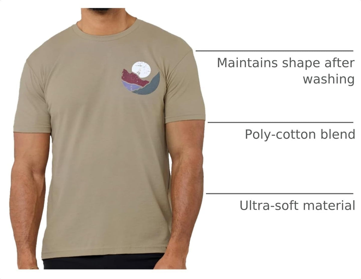 Moonlit Valley Men's Graphic T-Shirt