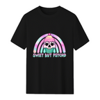 Sweet But Psycho, Skull Cupcake Design Graphic T-Shirt