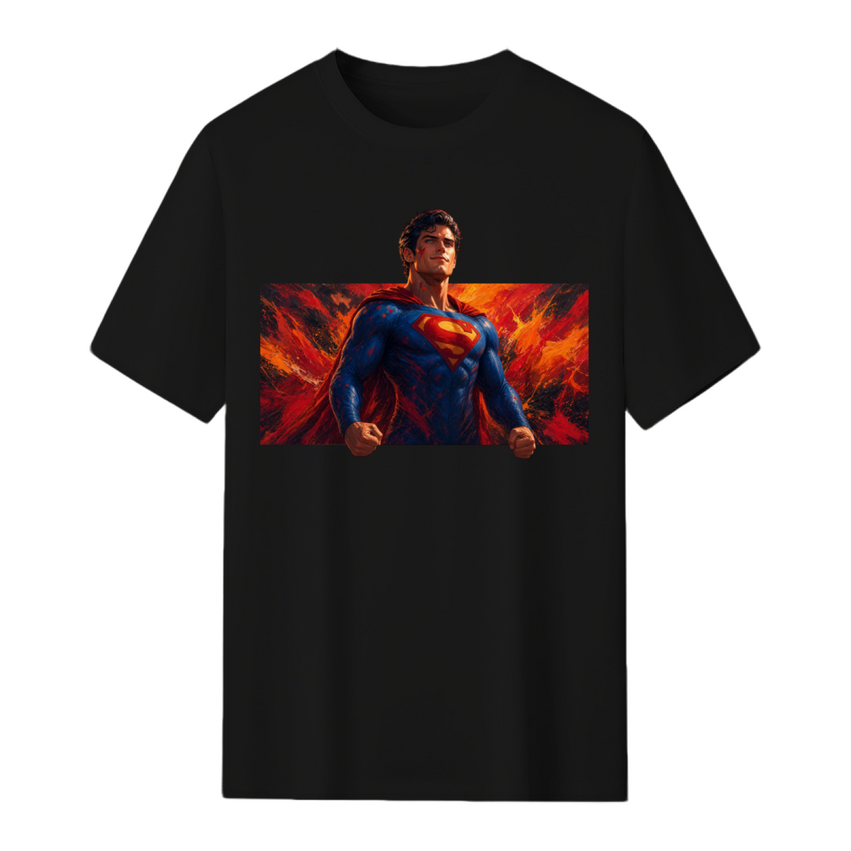 Blazing Courage Men's T-Shirt for Summer Weekends