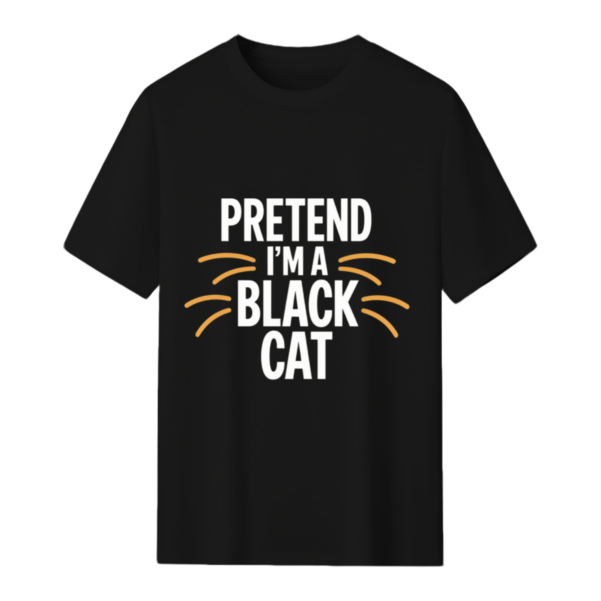 Pretend I'm a Black Cat Graphic T-Shirt