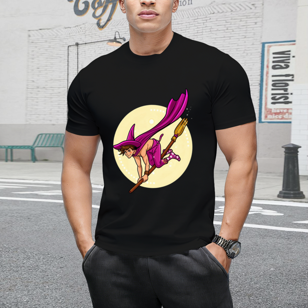 Witch Boys - Violet Amethyst Graphic T-Shirt