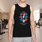 Grateful Dead Plaid Steal Your Face graphic tank top product image