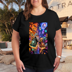 Flying Scooter Duo Women's T-Shirt for Summer Outings