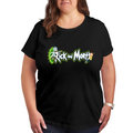 Green Portal Cartoon Art Women's T-Shirt for Summer Days