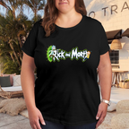 Green Portal Cartoon Art Women's T-Shirt for Summer Days