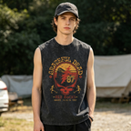 Grateful Dead washed graphic tank top with Red Rocks 1987 graphic