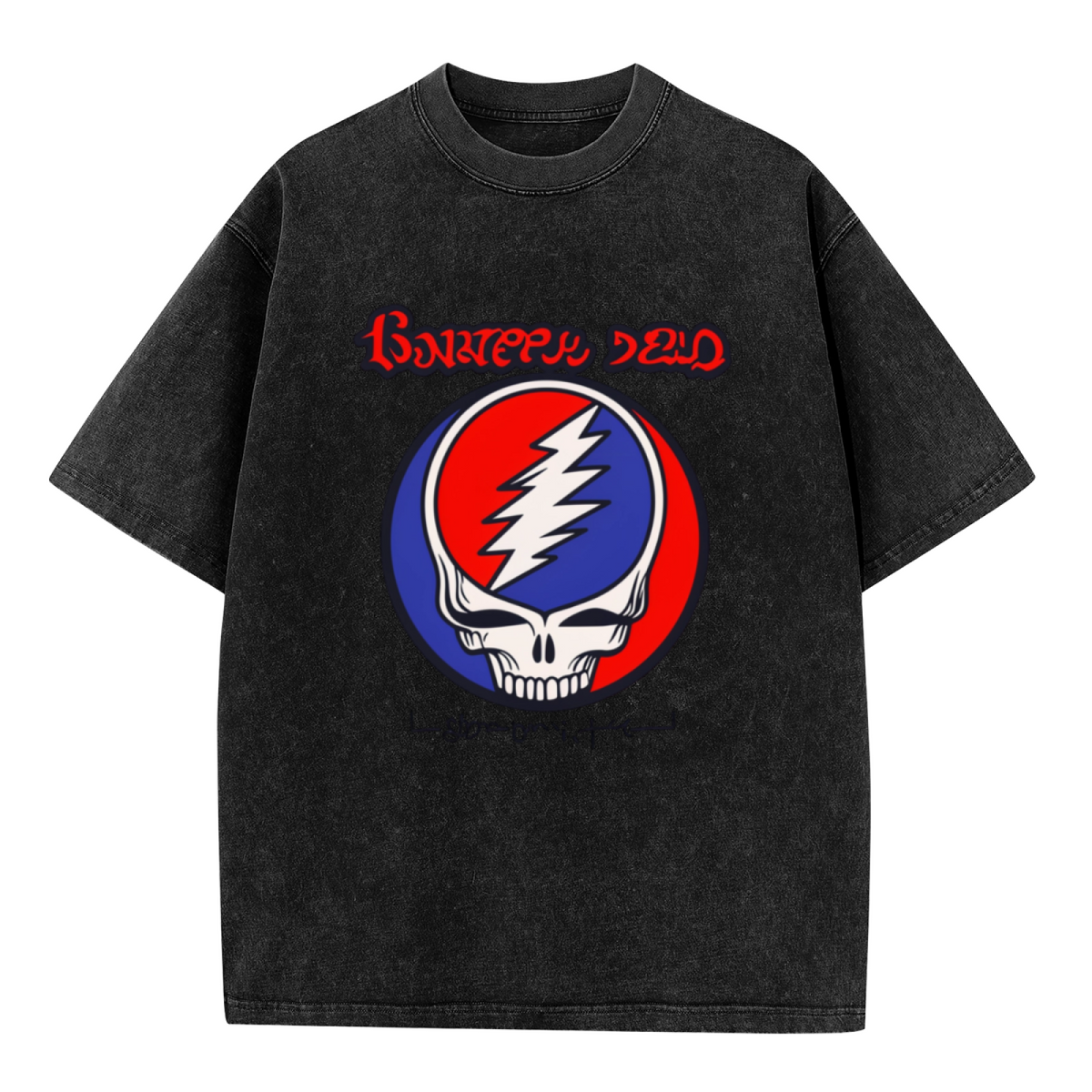 Grateful Dead Steal Your Face Album washed graphic T-shirt, product image