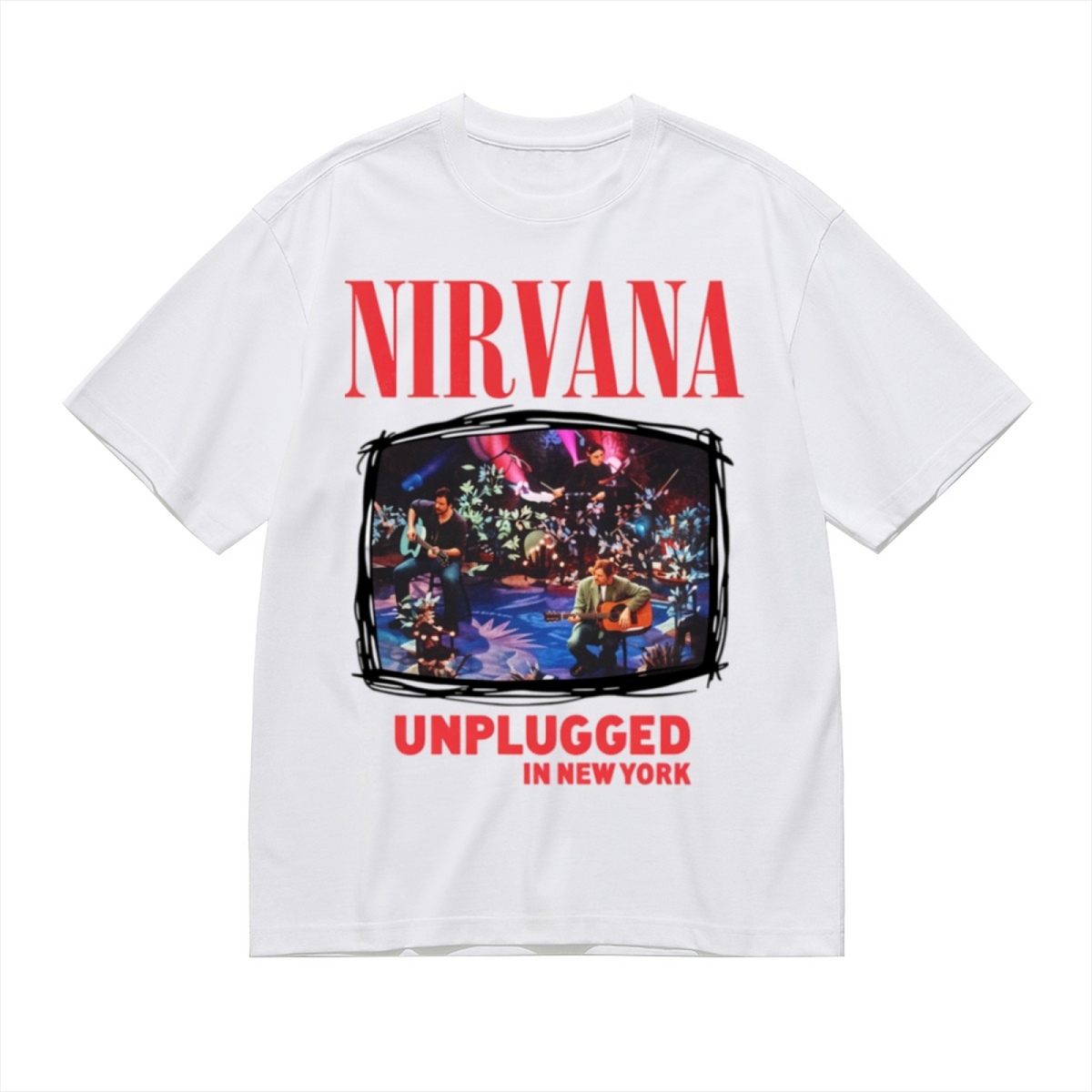 Nirvana MTV Unplugged New York Concert T-Shirt for Men