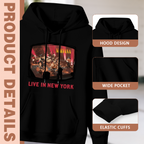 Nirvana Live in New York Concert Photo Hoodie, apparel product image