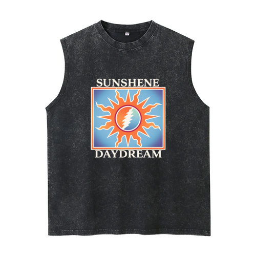 Grateful Dead washed graphic tank top with Sunshine Daydream graphic