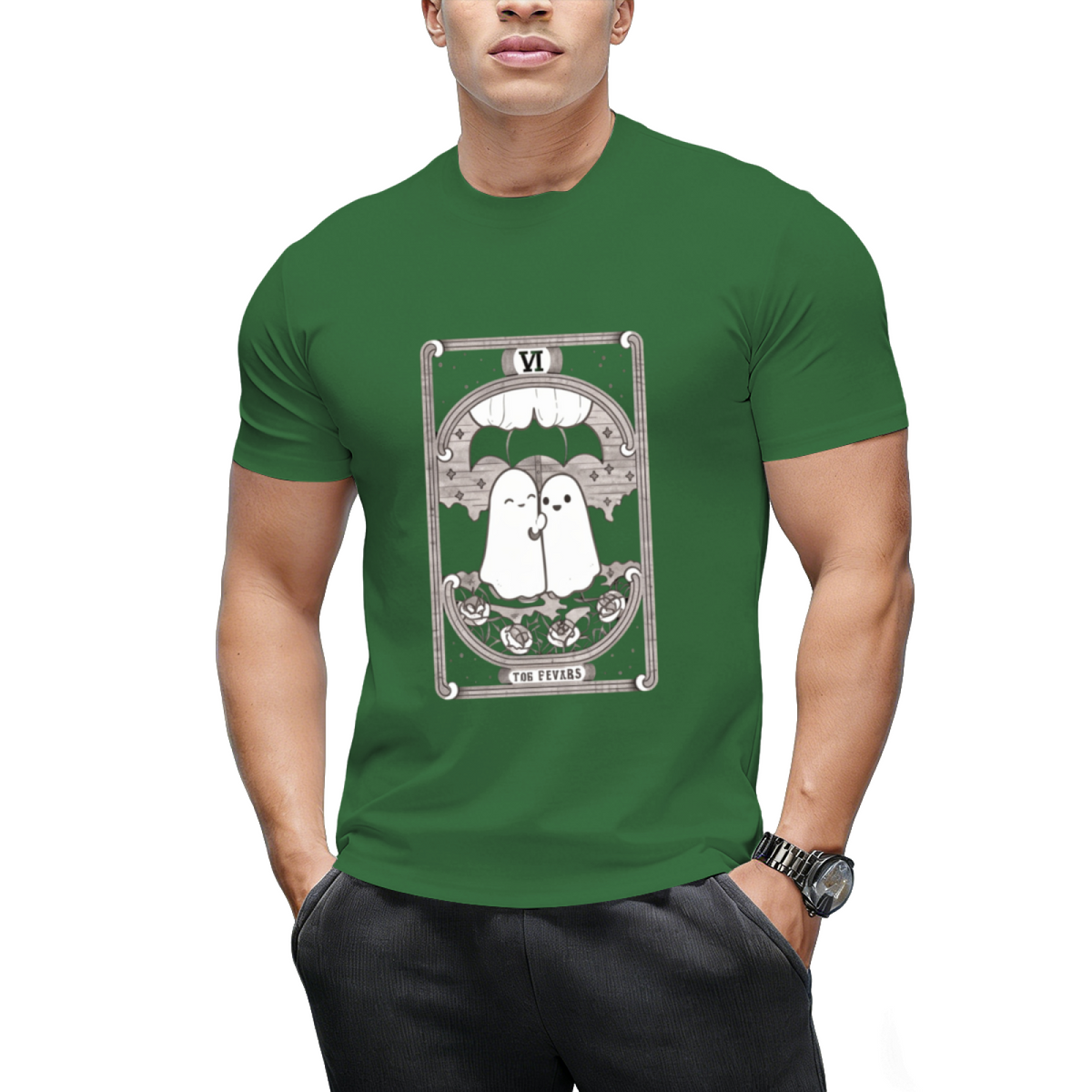 The Lovers Tarot Card Graphic T-Shirt