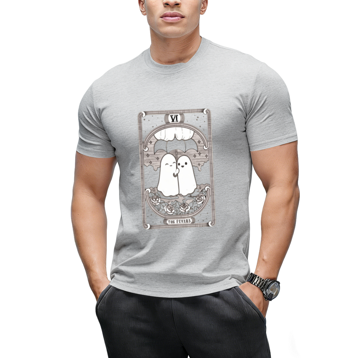 The Lovers Tarot Card Graphic T-Shirt
