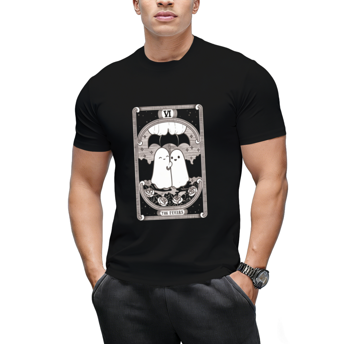 The Lovers Tarot Card Graphic T-Shirt