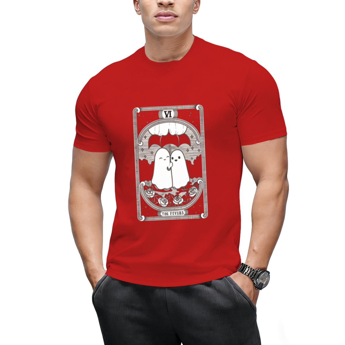 The Lovers Tarot Card Graphic T-Shirt