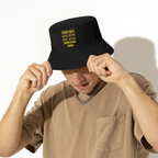 Bucket hat product image showing Flower Sniffin Corporate Rock quote