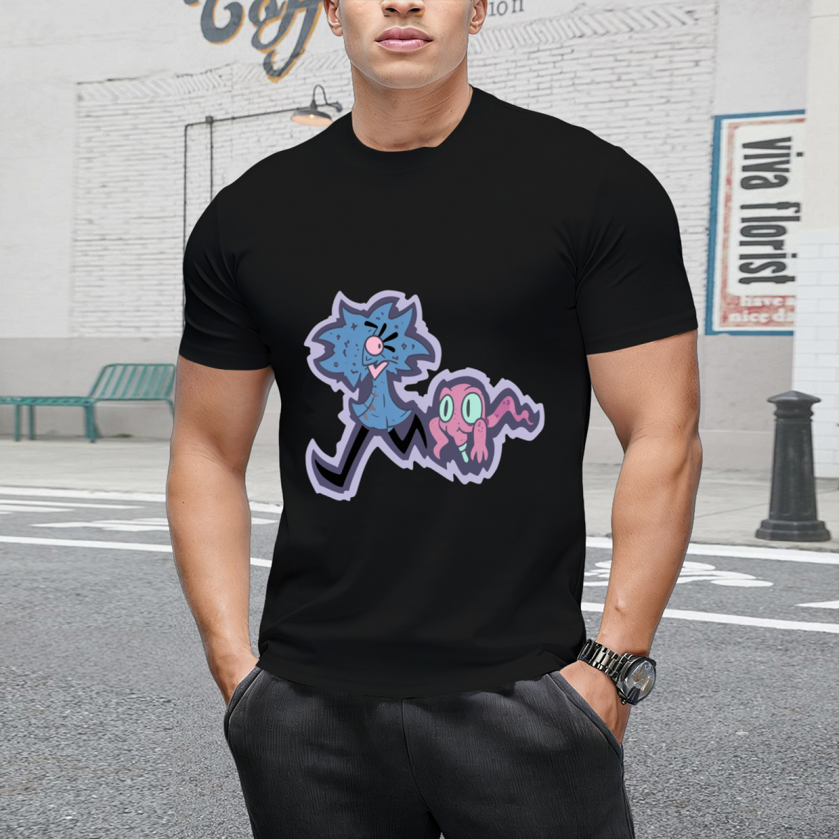 Sabel and Snivil Graphic T-Shirt