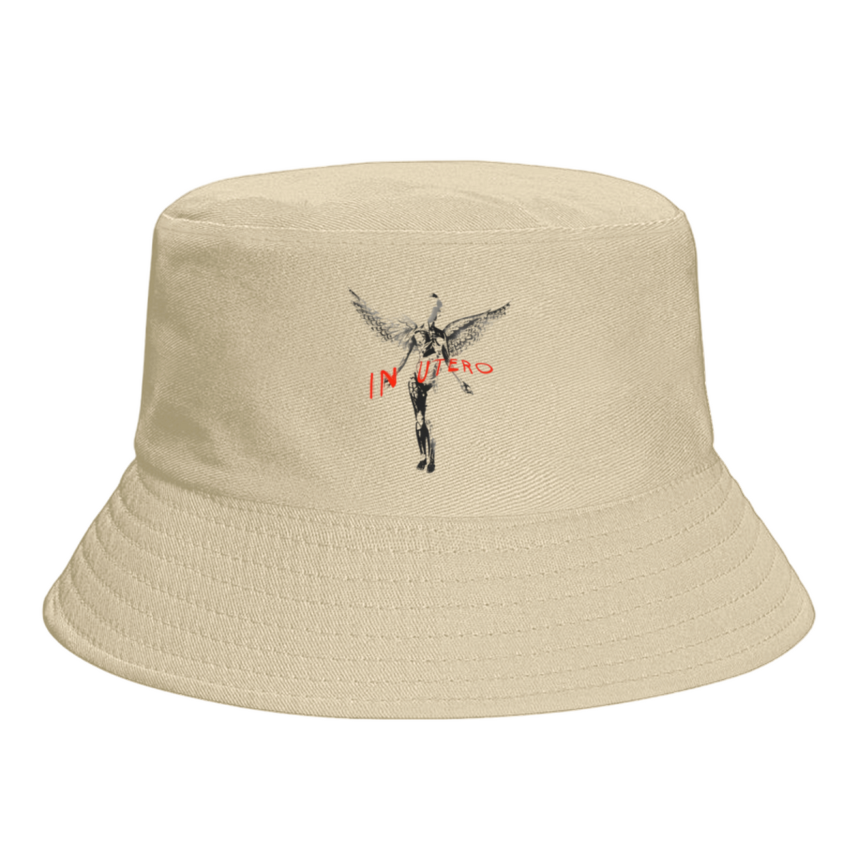 Nirvana Dark In Utero Angel Bucket Hat
