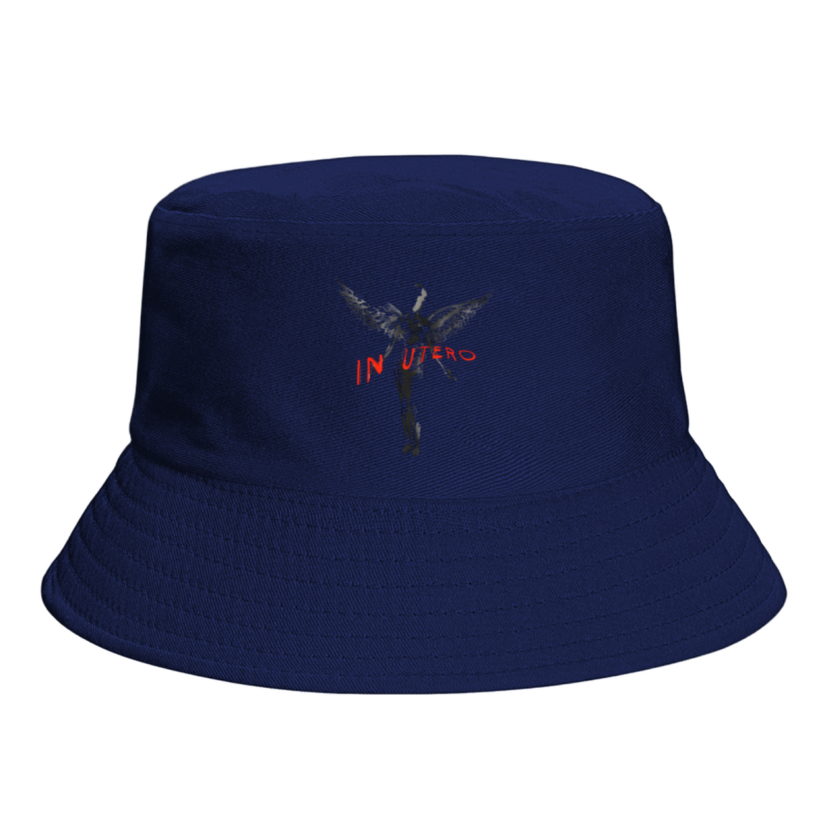 Nirvana Dark In Utero Angel Bucket Hat