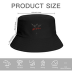 Nirvana Dark In Utero Angel Bucket Hat product image with dark In Utero angel artwork