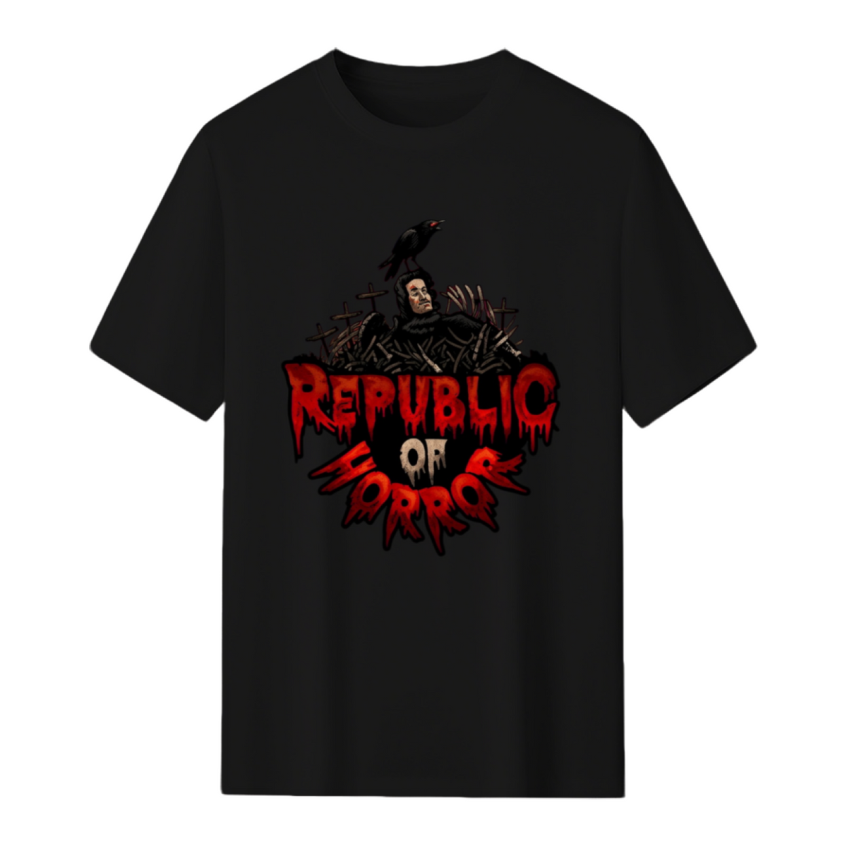 Republic of Horror Logo Graphic T-Shirt