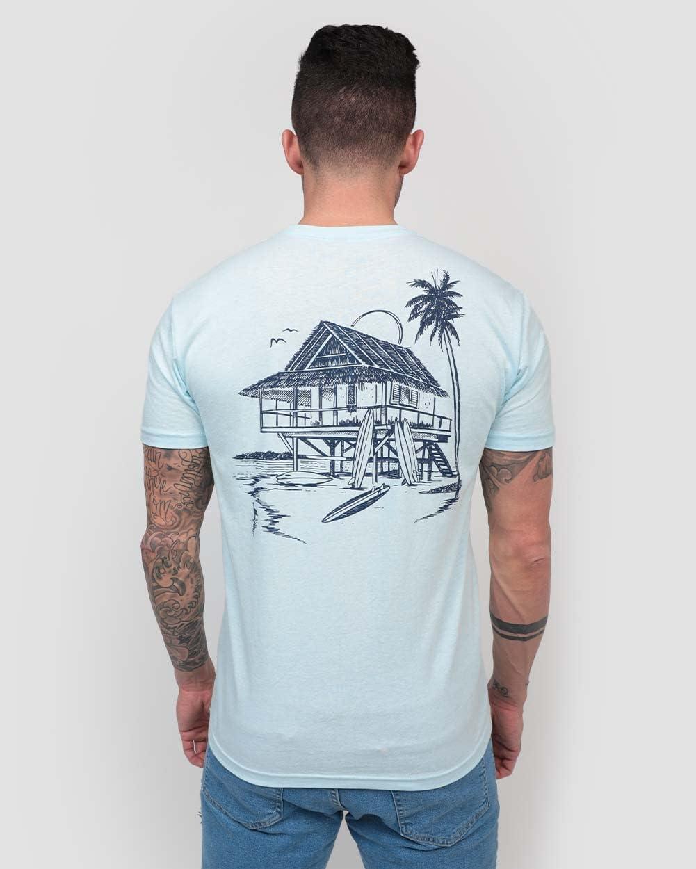 Beach Bungalow Men's Graphic T-Shirt