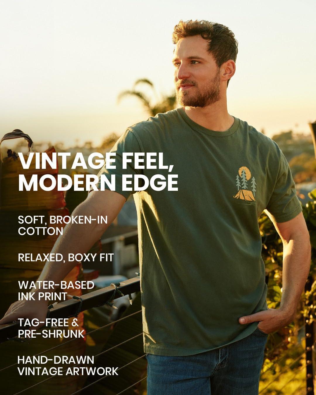 Cosmic Canyon Vintage Men's Graphic T-Shirt