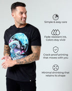 Cosmic Descent Men's Graphic T-Shirt