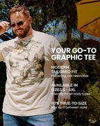 Cosmic Descent Men's Graphic T-Shirt