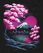 Neon Horizon Men's Graphic T-Shirt