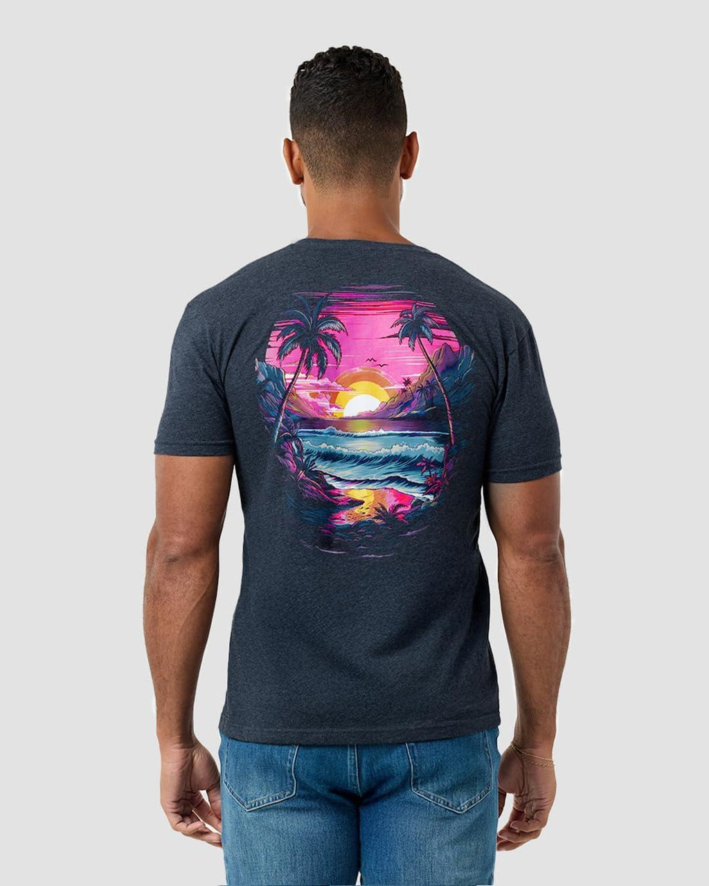 Neon Shores II Men's Graphic T-Shirt