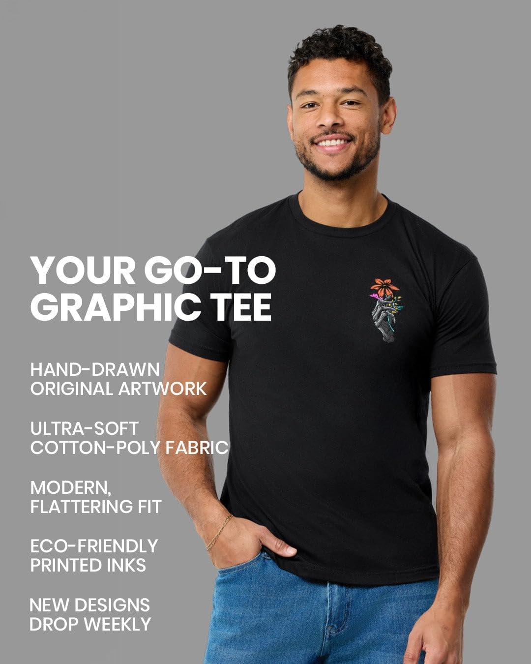 Wavy II Men's Graphic T-Shirt