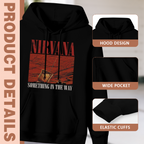 Nirvana Something in the Way Red Radio Hoodie, apparel product image