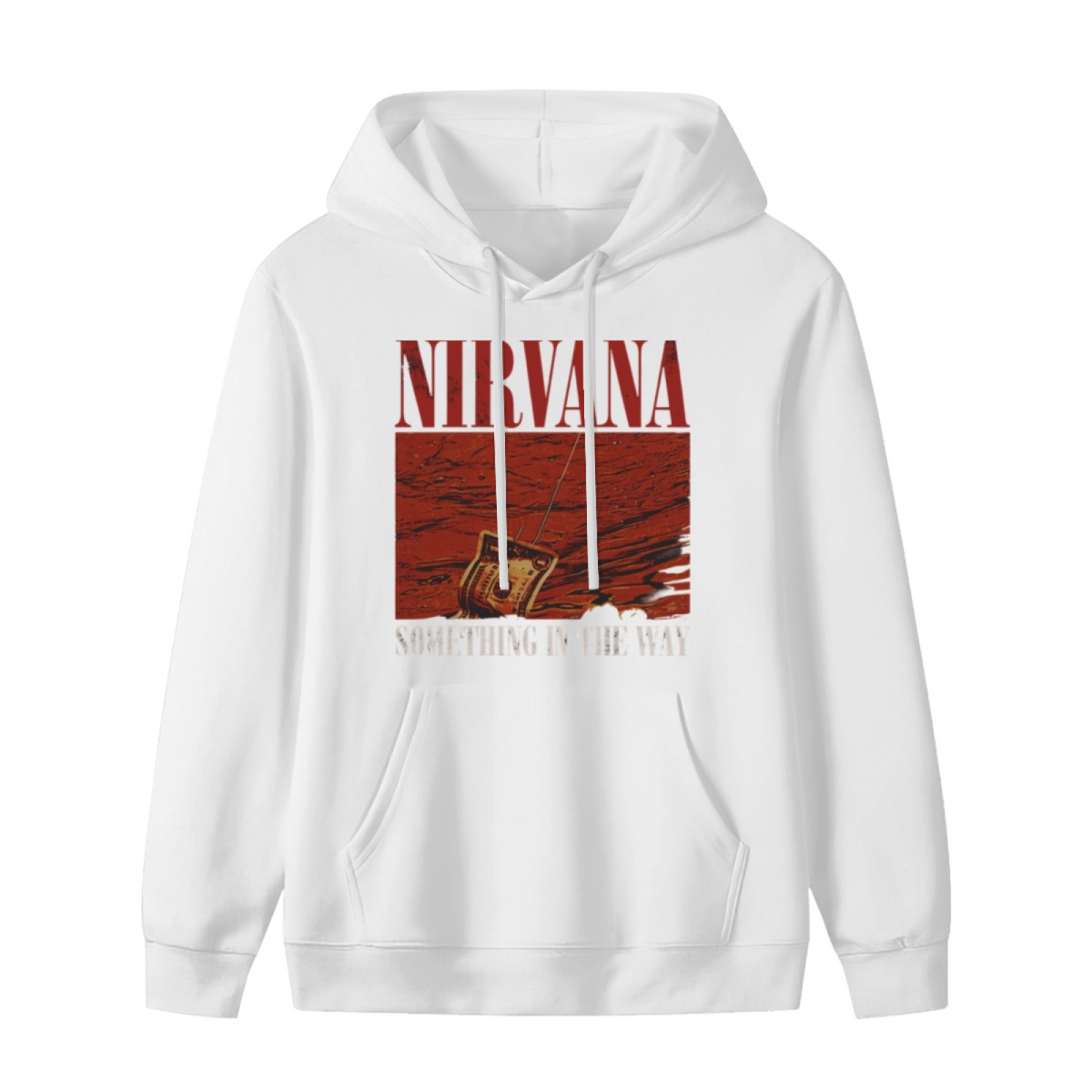 Nirvana Something in the Way Red Radio Hoodie