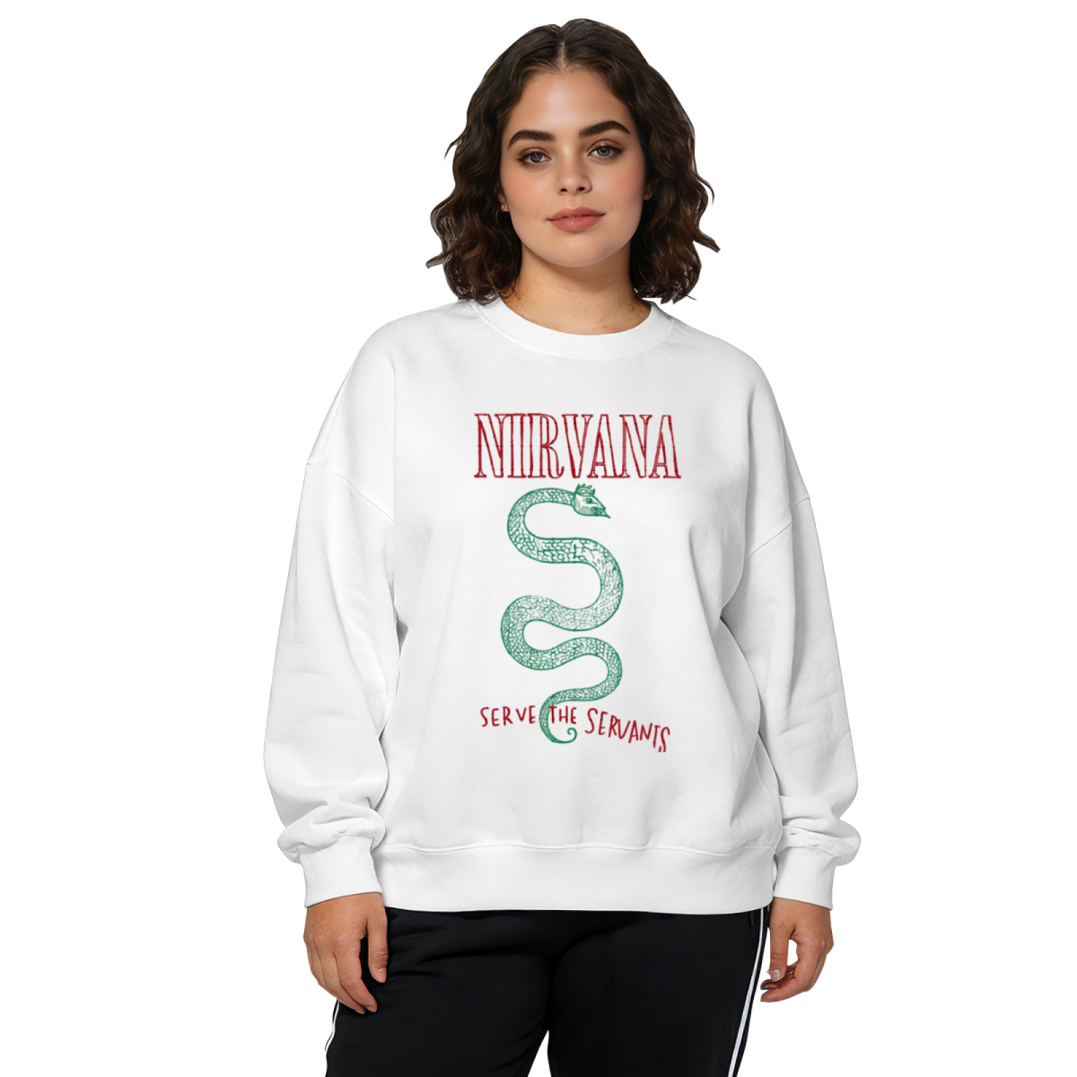 Nirvana Serve the Servants Crewneck Sweatshirt