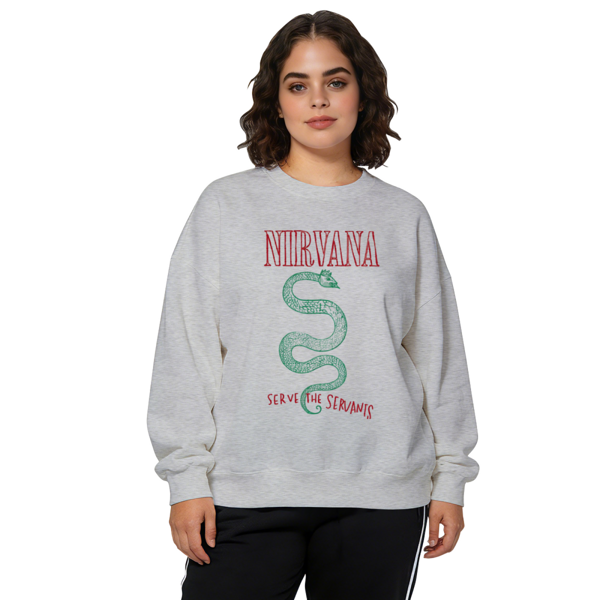 Nirvana Serve the Servants Crewneck Sweatshirt