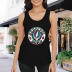 Grateful Dead Blue with a logo on a white background graphic tank top product image