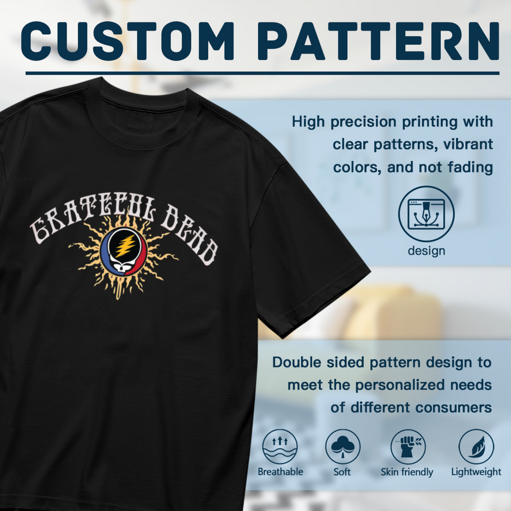 Grateful Dead Flames Steal Your Face graphic T-shirt product image