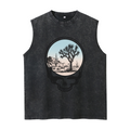 Grateful Dead-themed washed graphic tank top product image