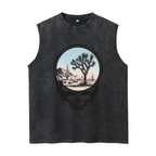 Grateful Dead-themed washed graphic tank top product image