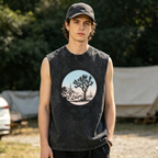 Grateful Dead-themed washed graphic tank top product image