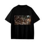 Moonlit Monster Duel Kid's T-Shirt for Halloween