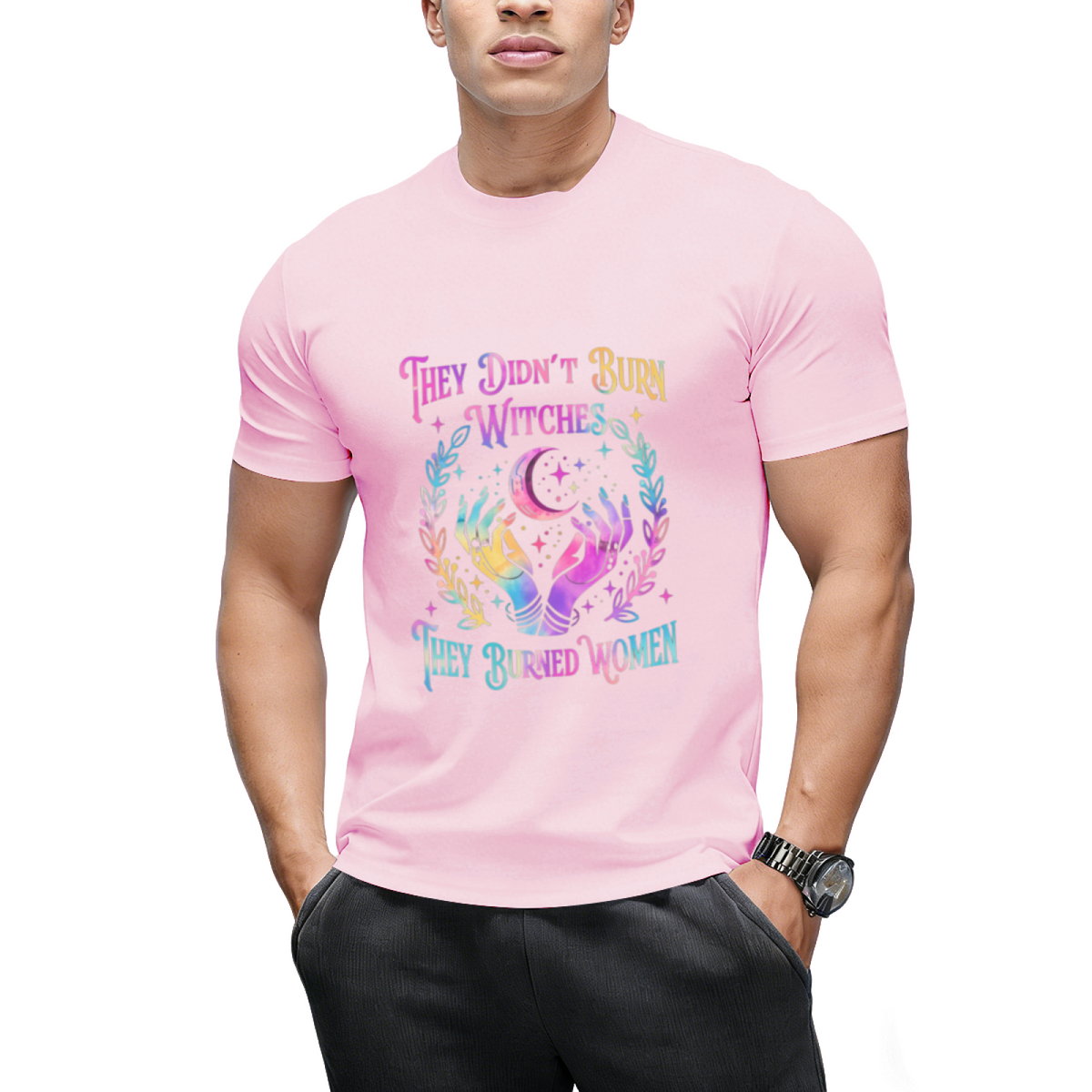 They Didn't Burn Witches They Burned Women Witch Halloween Graphic T-Shirt