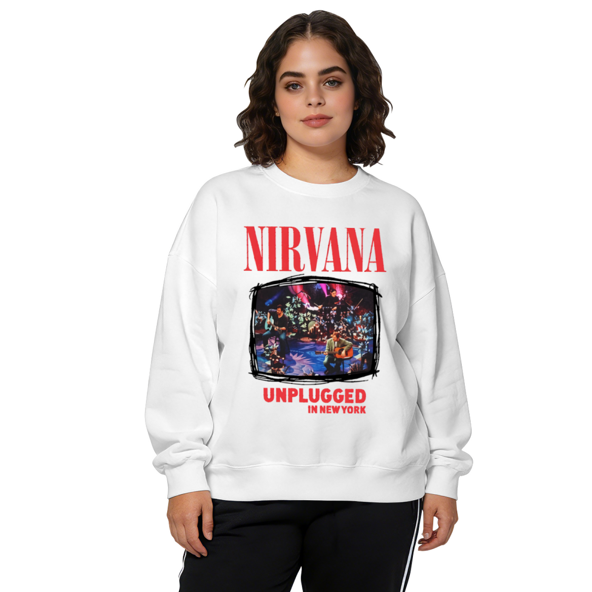 Nirvana MTV Unplugged New York Crewneck Sweatshirt