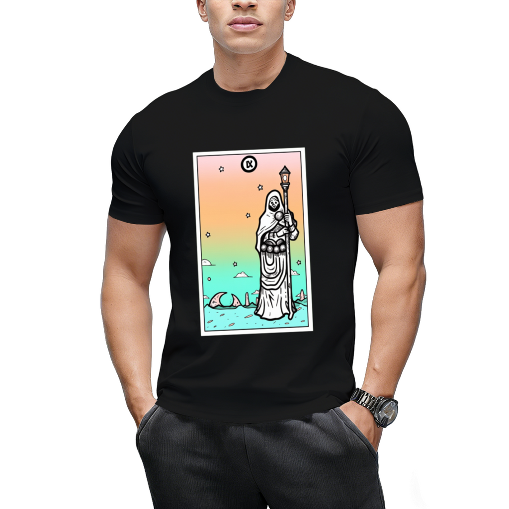 Rainbow Tarot the Hermit Graphic T-Shirt