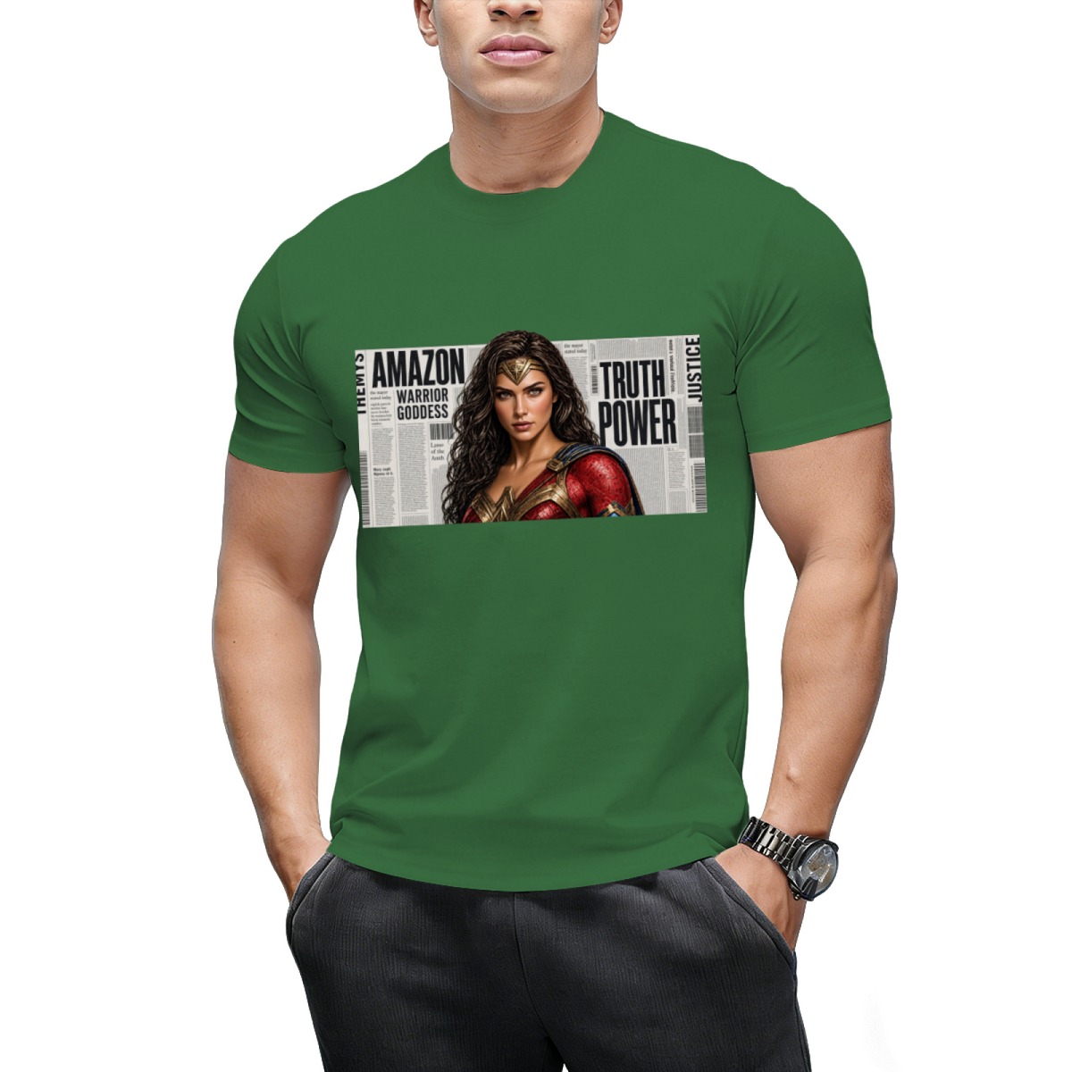 Shield Warrior Splash Men's T-Shirt for Summer Events