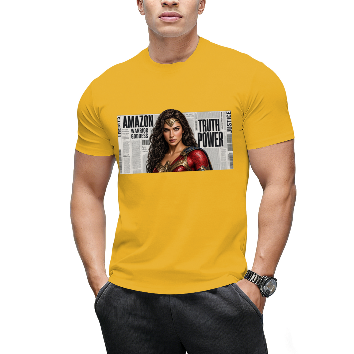 Shield Warrior Splash Men's T-Shirt for Summer Events