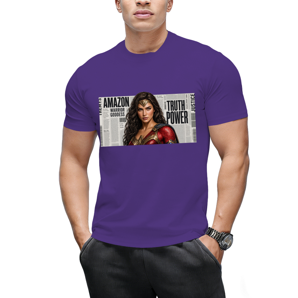 Shield Warrior Splash Men's T-Shirt for Summer Events