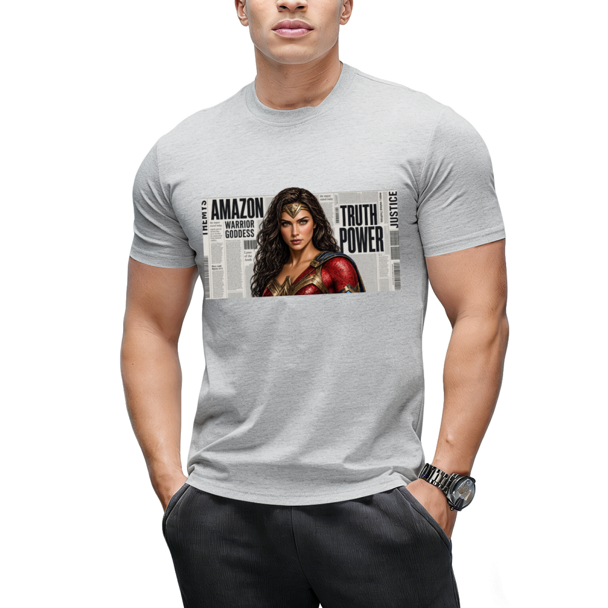 Shield Warrior Splash Men's T-Shirt for Summer Events